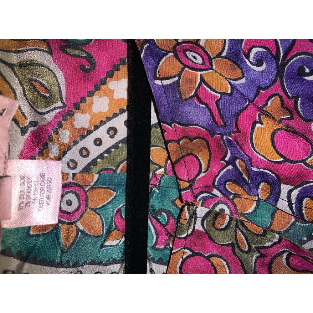 CALYPSO ST BARTH Silk Maxi Multicolored Dress size Large - Picture 5 of 8